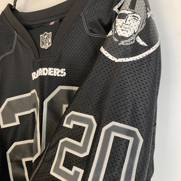 Retro NFL Team Apparel Oakland Raiders Darren McFadden #20 Black Jersey Size XL - Picture 6 of 8